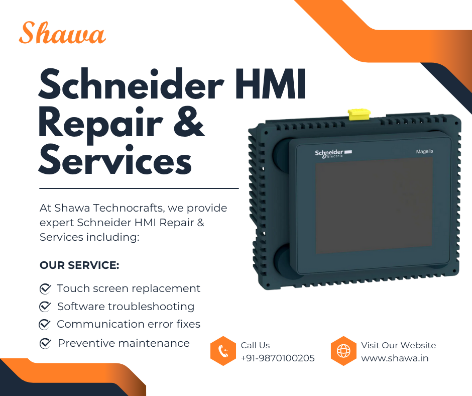 Schneider HMI Repair Services in Ghaziabad | Shawa Technocrafts Pvt. Ltd.