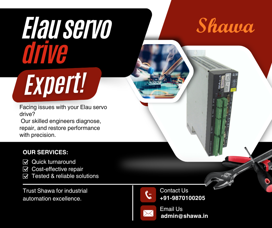 Elau Servo Drive Repair Services by Shawa Technocrafts