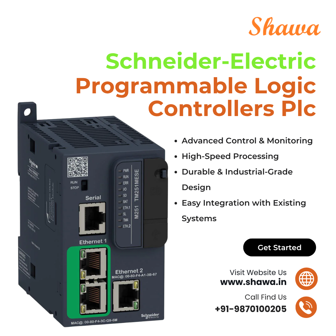 Schneider Electric Programmable Logic Controllers PLC – Reliable Automation Solutions by Shawa Technocrafts Pvt. Ltd.