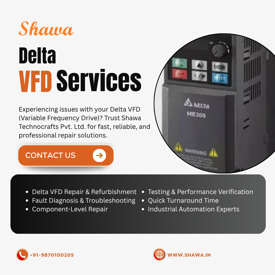 Delta VFD Repair & Services in India